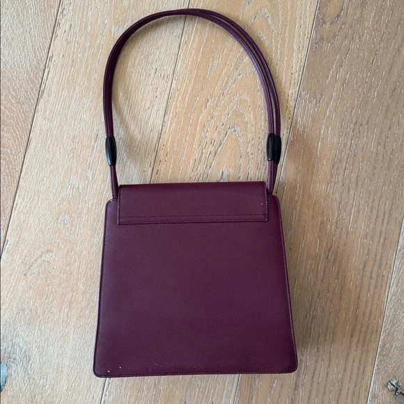 Authentic Vintage Cartier Must de Cartier Burgundy Leather Shoulder Bag